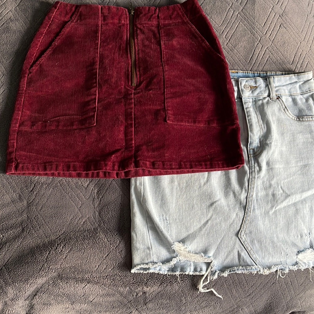Wild Fable juniors mini skirts, set of 2